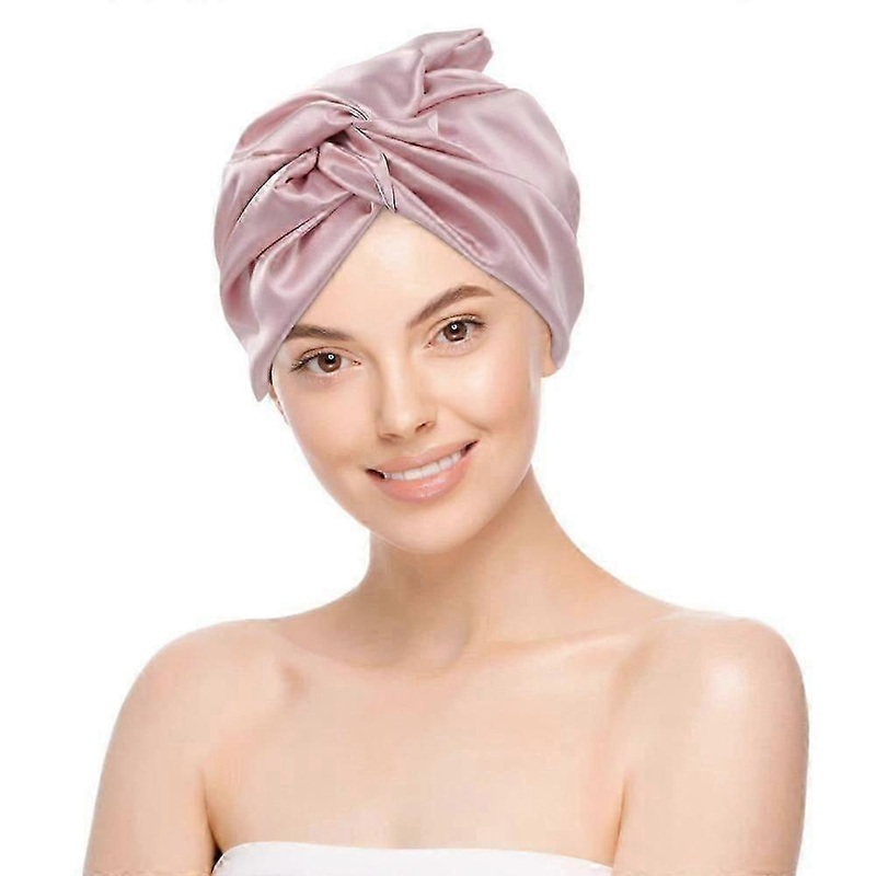 100% Mulberry Silk Sleep Cap For Woman, Silk Hair Wrap For Sleeping, Silk Bonnet Night Cap With Elastic Band (pi Tmo