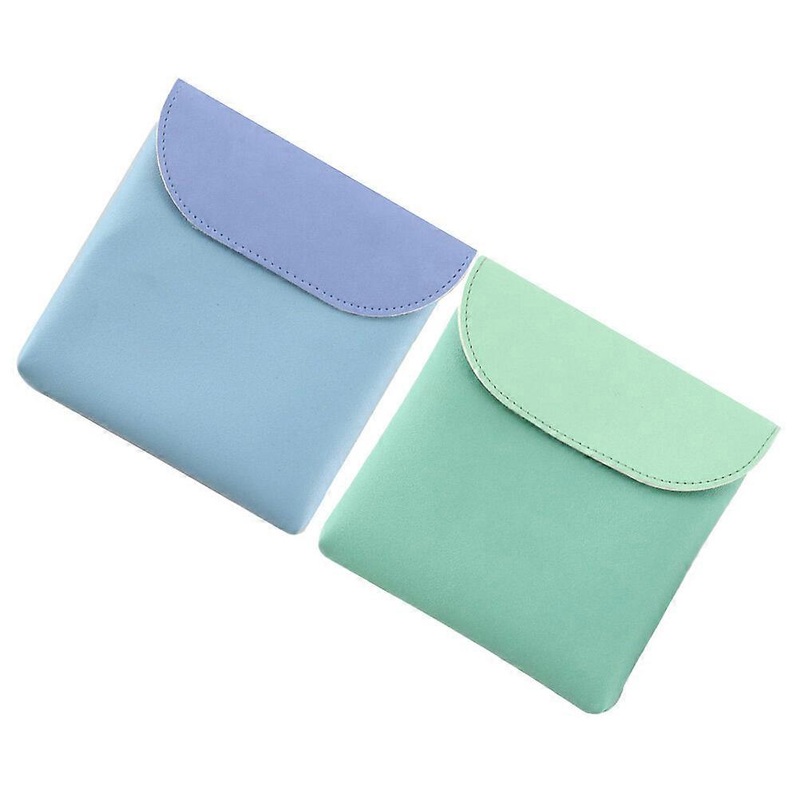 2pcs Outdoor Menstrual Pad Pouch Sanitary Napkin Pouch Multi-function Coin Bag Women Period Bag