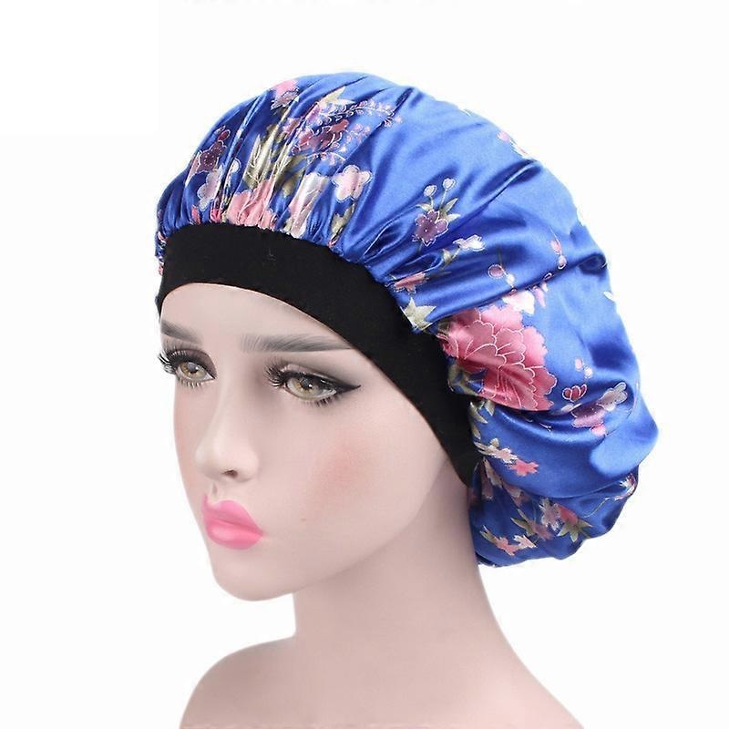 Women Night Sleeping Cap Frizzy Hair Care Bonnet Hats Sleep Head Covers Wrap