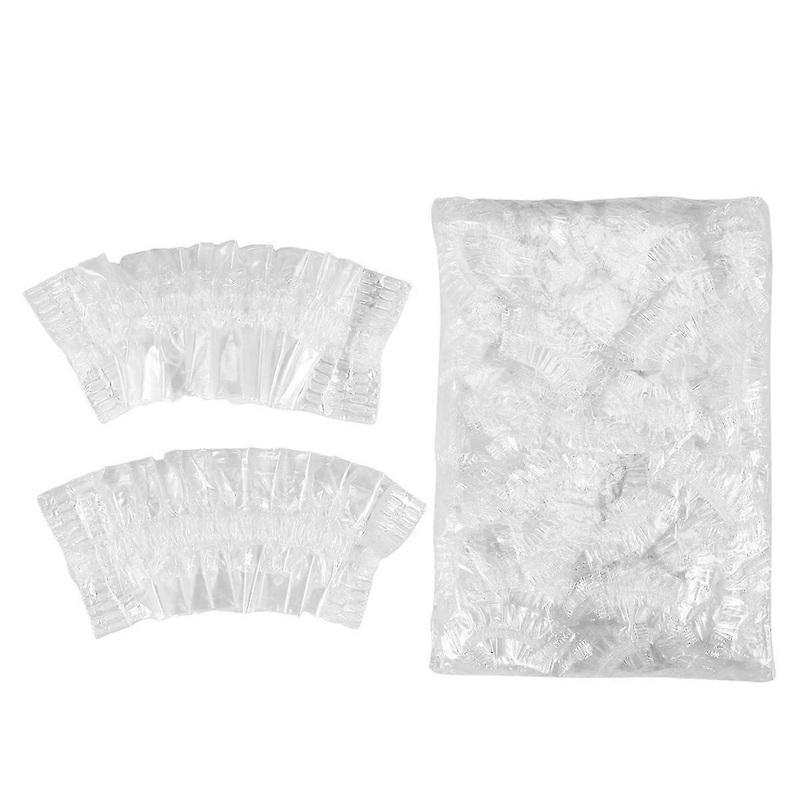 100Pcs   Bath Shower/Dyeing Hair Ear Guard, Waterproof Ear Protector Cover Caps for Salon/H