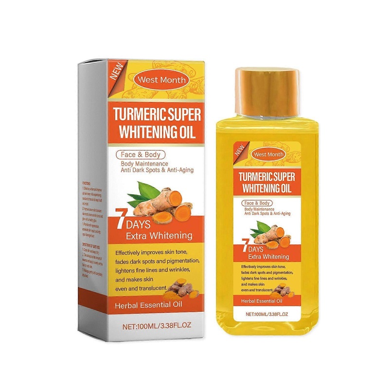 2025 Latest Model  Turmeric Body Whitening Oil, Daily Gentle Moisturizing Body