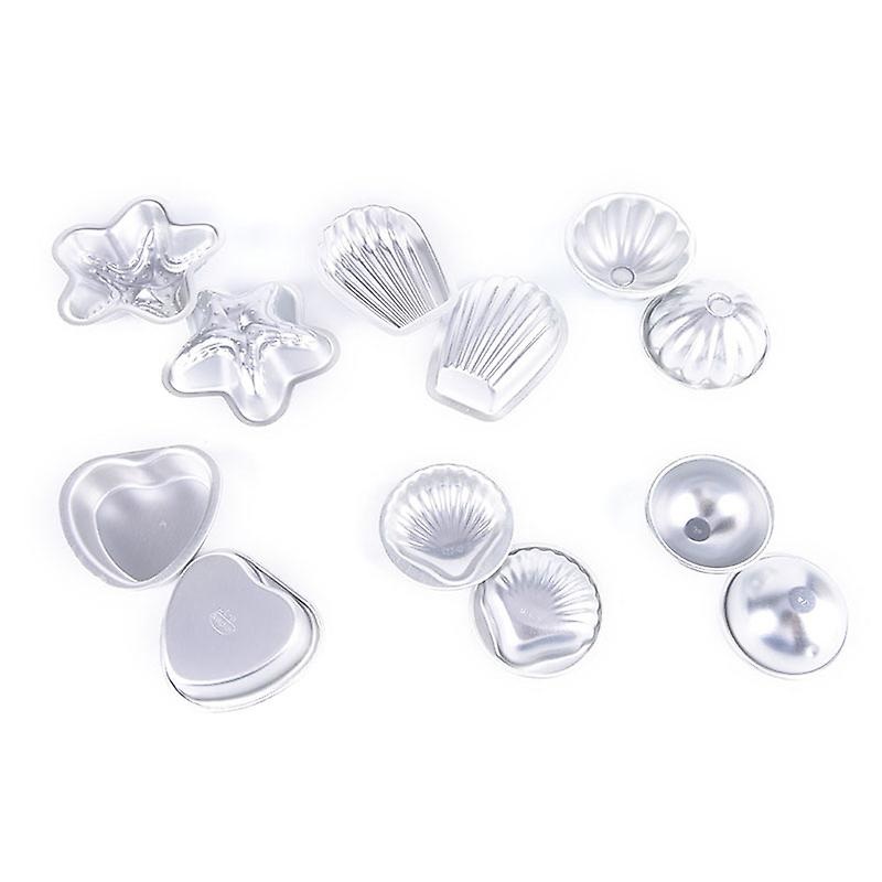 6set Aluminum Metal Bath Bomb Mold Mould For Diy Own Fizzles Homemade Crafting