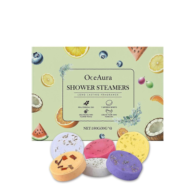 Aromatic Steam Shower – Soothing Citrus & Fruit Scents for Relaxation
