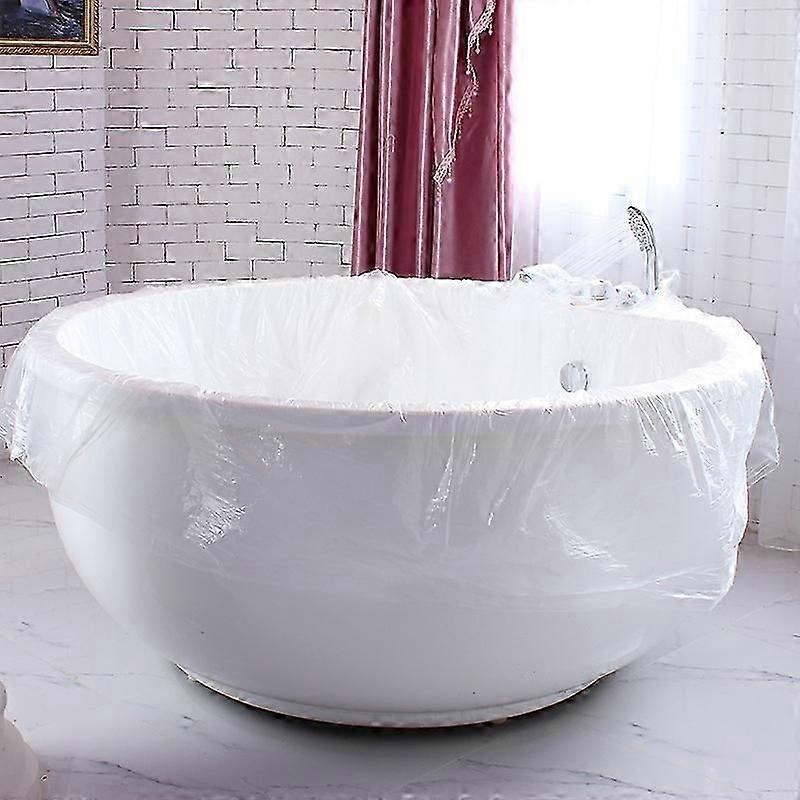 10 pieces disposable bathtub cover, double bath bag, spa, salon, home and hotel