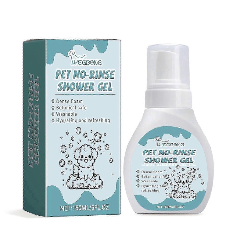 2025 Pet Wash Free Cleaning Mousse Dry Cleaning Bath Bubble Wash Free Deodorizing Decontamination For Cats And Dogs