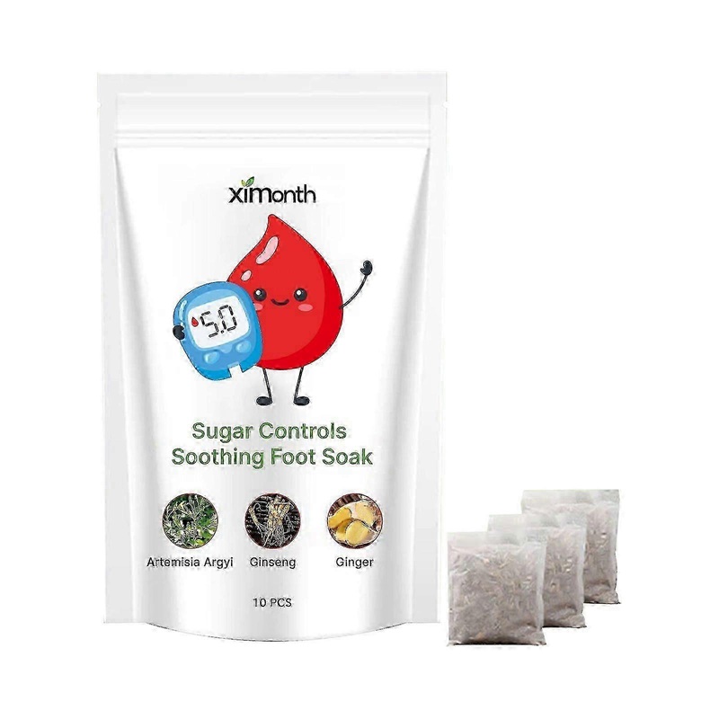 2025 Sugar Soothing Foot Bath Kit For Soothing Body Discomfort Sugar Soothing Wet Mugwort Ginger Foot Bath Kit