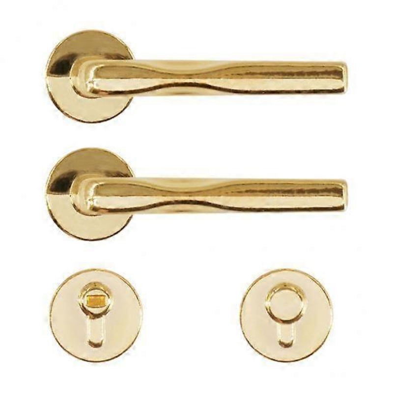 4-5pack Miniature 1:6 Scale Door handle type lock Simulation Decor