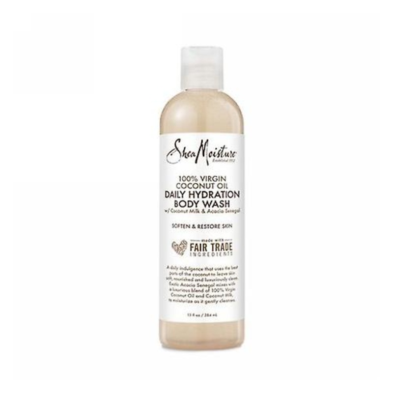 Shea Moisture 100% Virgin Coconut Oil Daily Hydration Body Wash, 13 Oz (Pack of 6)