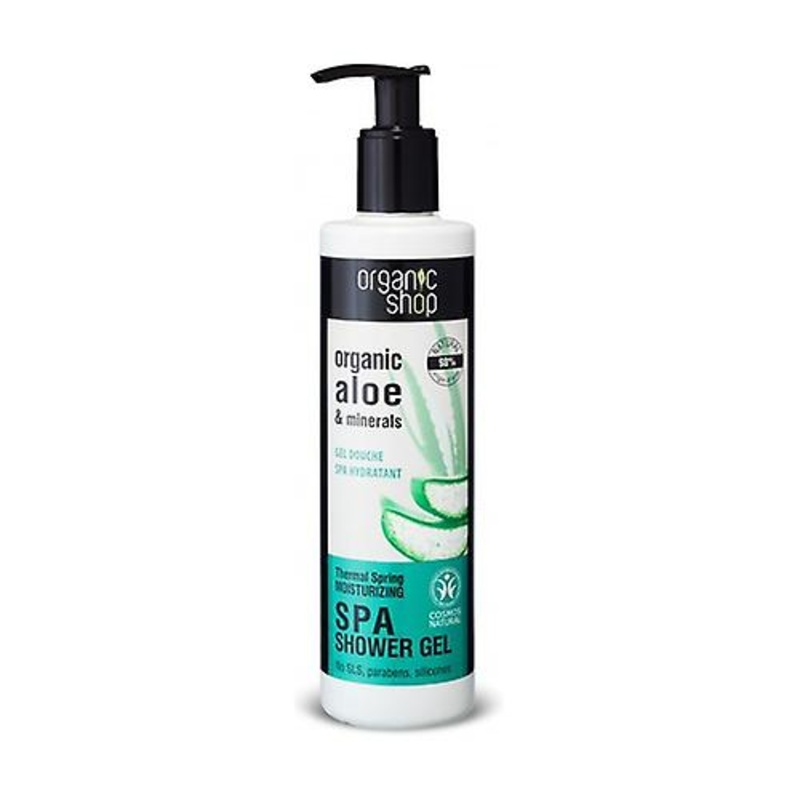 Thermal Source Spa Shower Gel with Organic Aloe Vera (bdih) 280 ml of gel