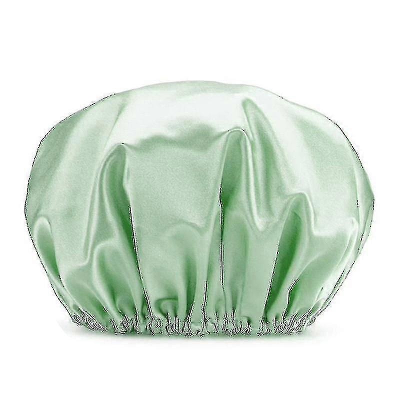 Women Girls Shower Cap Bathroom Waterproof Shower Caps Reusable Adult Kitchen Smoke-proof Dust-proof