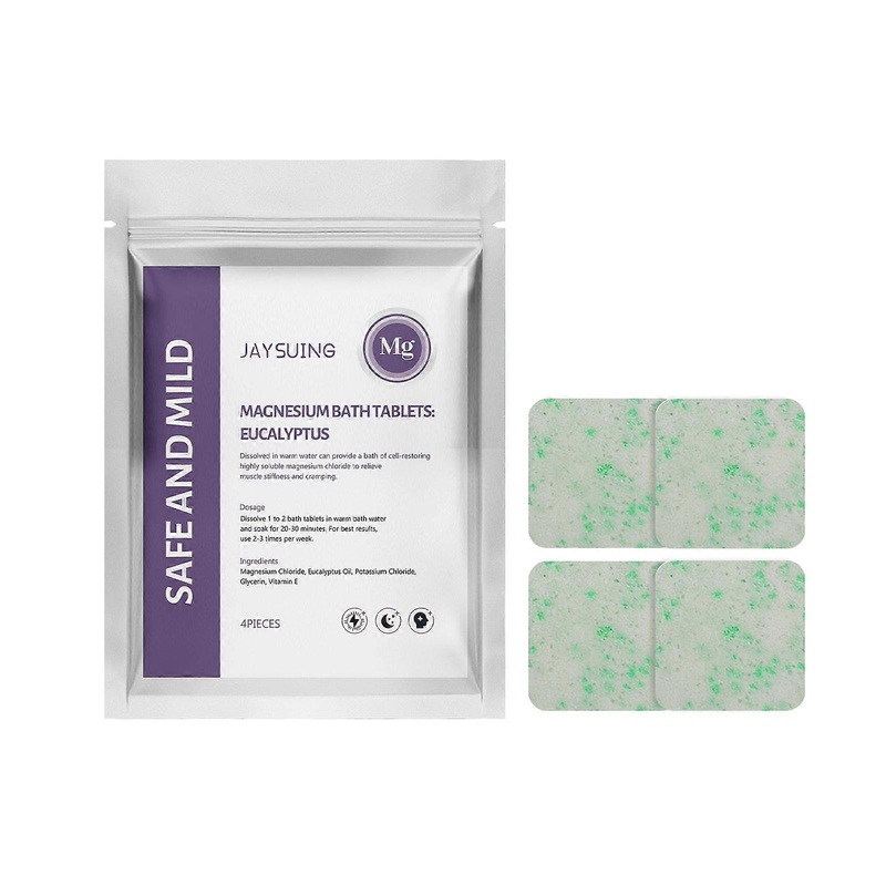 2025 Latest Model  Eucalyptus Essential Oil Magnesium Bath Tablets Gentle Body