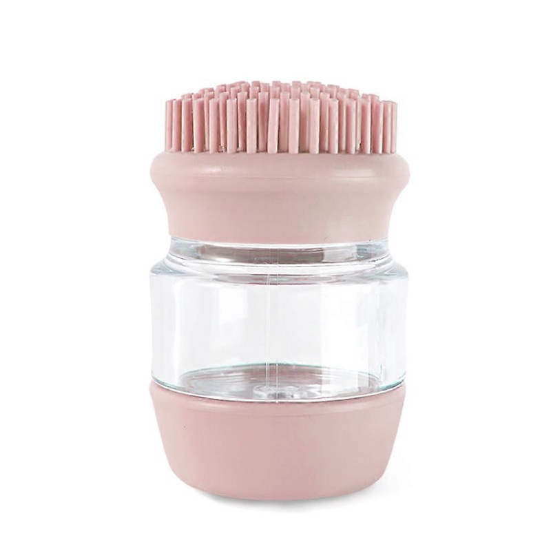 [Yuexinghui] Pet Bath Brush Silicone Multi functional Pet Massage Brush Bath Comb New Pet Supplies (Pink)
