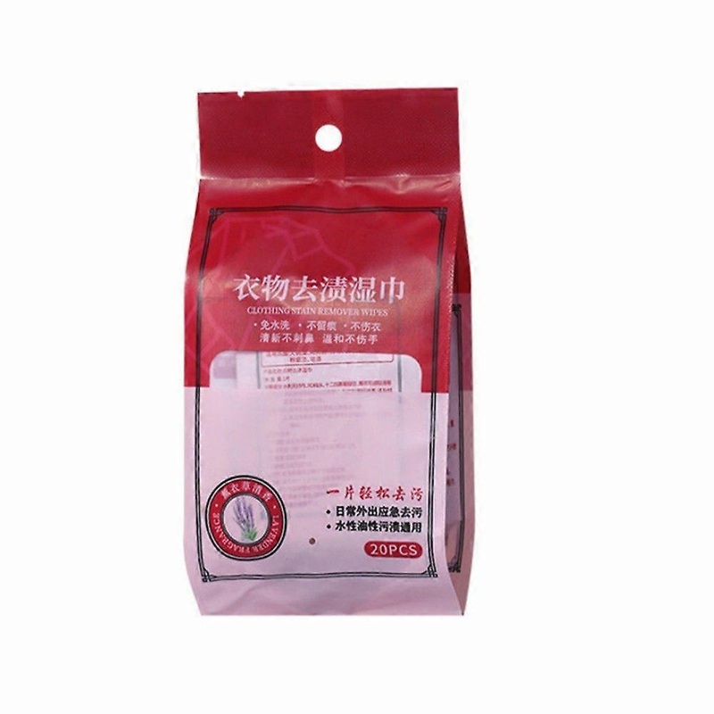 Clothing Stain Removal Wet Wipes, Individual Wrapped Cleaning Wipes For Clothes