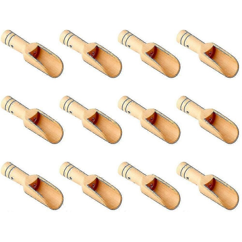 Mini Wooden Spoonsmini Bamboo Spoons For Bath Salts, Tea Scoop, Washing Powder Spoonwooden Candy Spoon