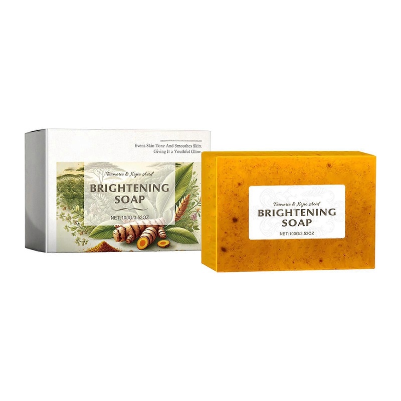 Turmeric Kojic Bath Soap Brightens And Whitens To Even Color Gentle Exfoliation And Nourishment Without Tightness