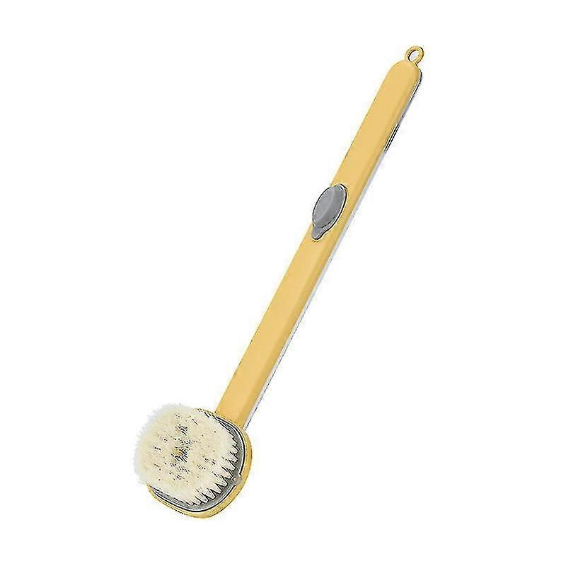 100% new Back Scrubber For Shower, Long Handle Liquid Bath Brush Detachable Back Body Bath Shower Sponge Scrubber Brushes With Built-in Shower Gel Res