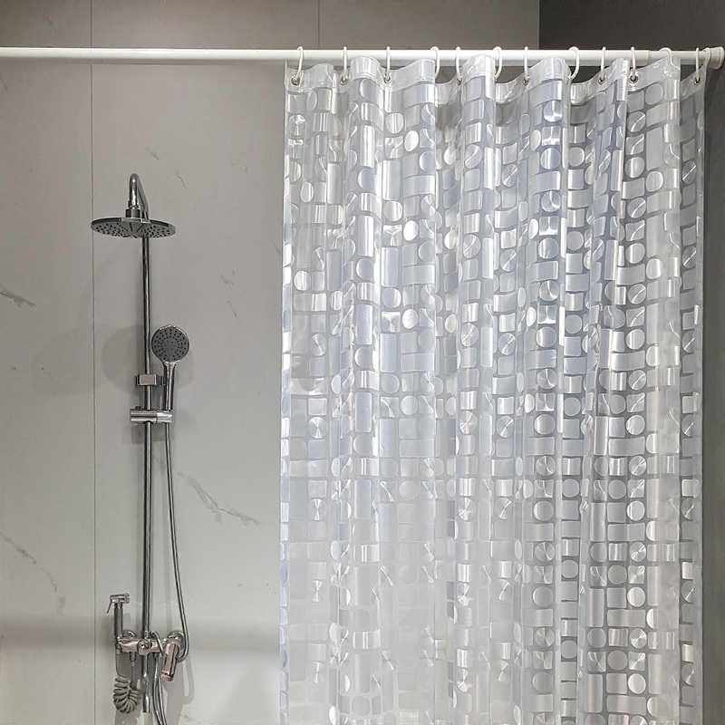 1PCS Rideau de Douche 180x200cm, Rideaux Salle de Bain Impermable, R