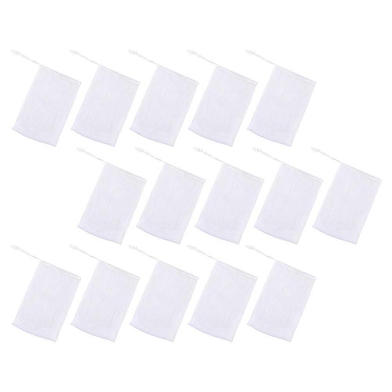 200 Pcs Bubble Net Foaming Mesh Soap Pouch For Quick Drying And Water Draining In Bathroom And Daily Use 12X9CM
