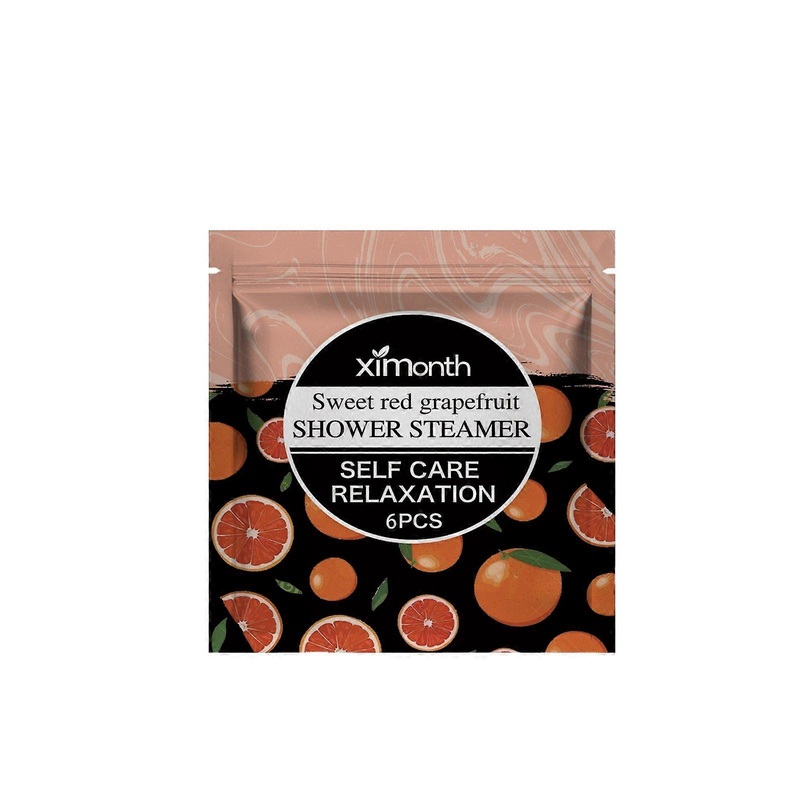 Aromatherapy Shower Tablets – Refreshing Sweet Red Grapefruit Scent for Relaxation & Deep Clean – 6pcs