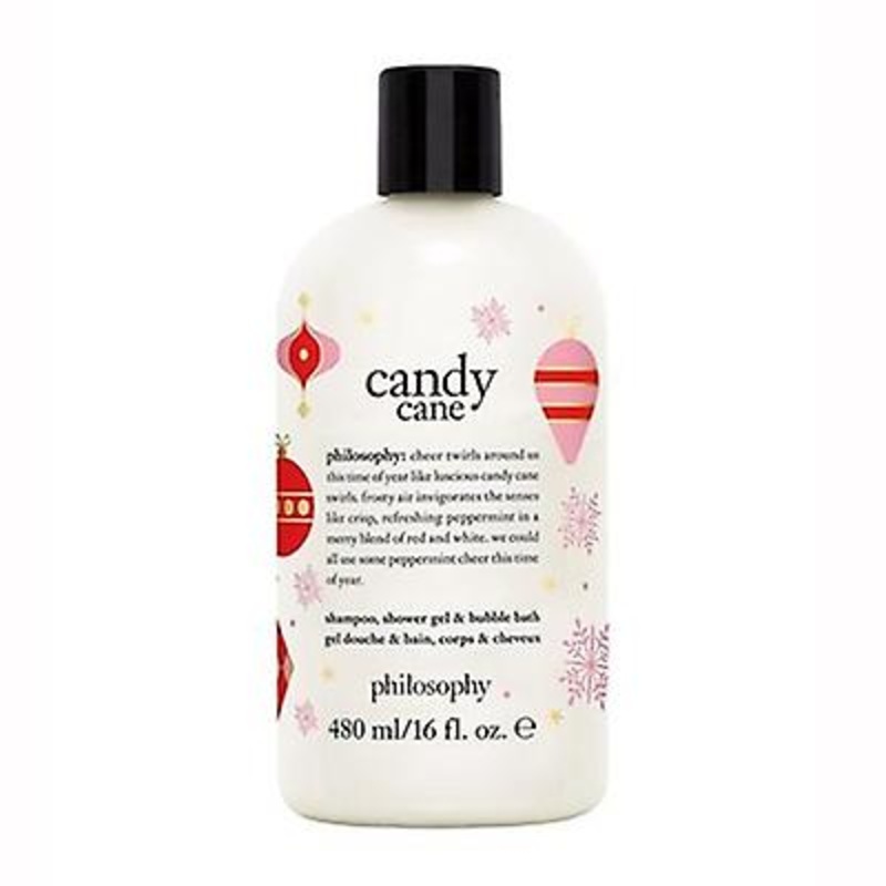 Philosophy Candy Cane Shampoo, Shower Gel, & Bubble Bath 16oz / 480ml