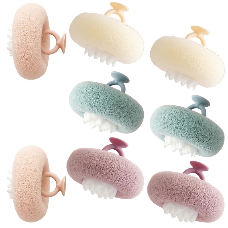 Shower Sponge for Body Small 8 Soap Balls Bath Courtesy Sponge For Women Body Scrub
