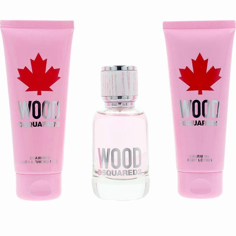 Women’s Perfume Set Dsquared2 WOOD POUR FEMME 3 Pieces