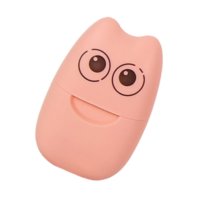 100pcs/box Soap Sheet Lovely Emoticons Portable Fast Foaming Hand Cleaning Soap For Travel