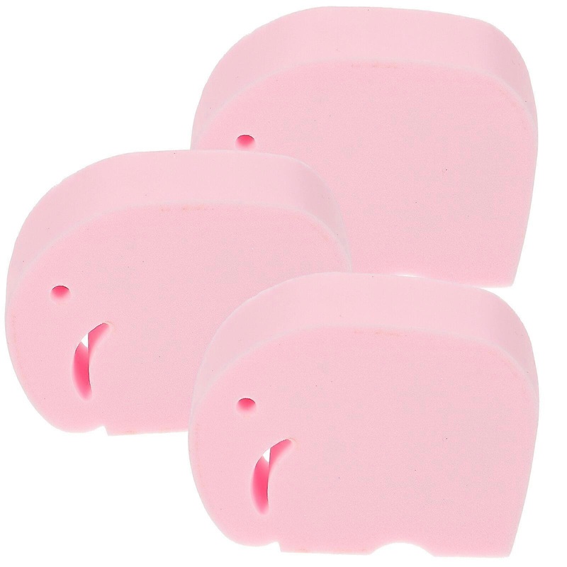 3pcs Bath Sponges Shower Cleaning Exfoliation Sponges Double-sided Body Scrubbers