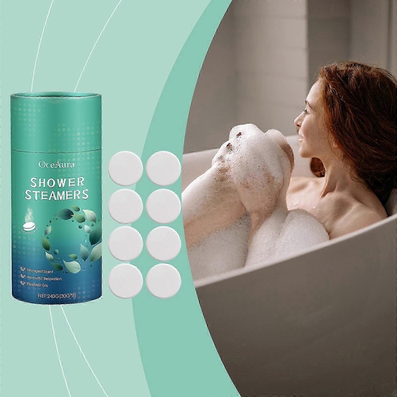 Shower Steamers Aromatherapy, 8pcs Shower Bombs Set for Home Spa, Body&Soul Relaxing Bath Bombs, Relaxation Gifts for Women