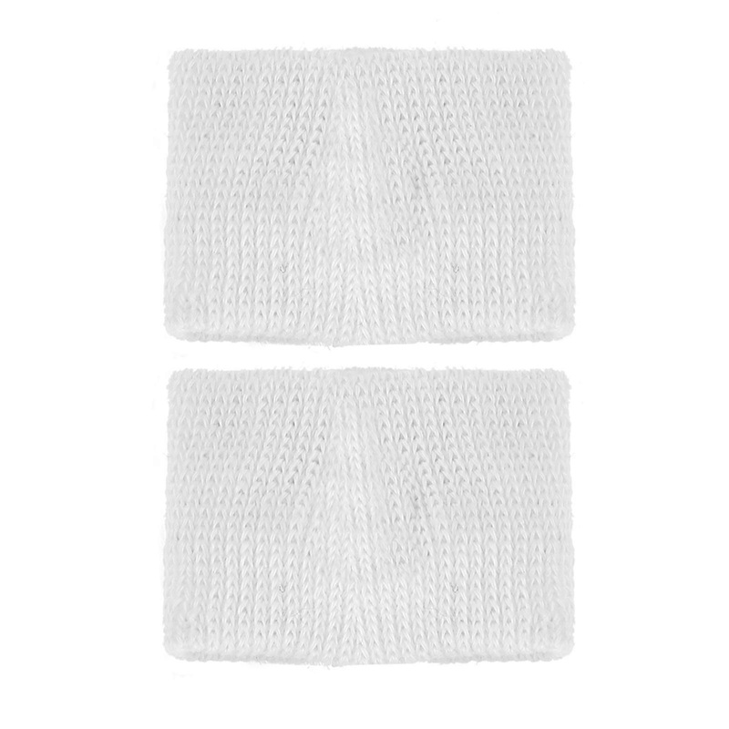 1 Pair White Travel Wristbands for Adults & Children, 5x3x0.5cm