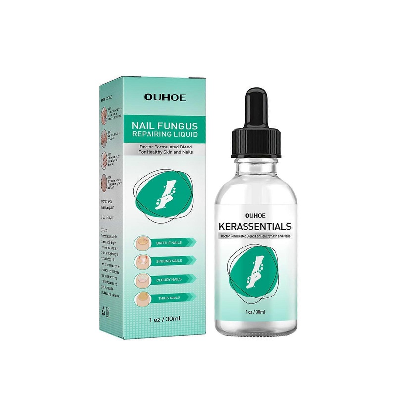 30ml x3 OUHOE toenail repair liquid soft nail repair liquid cleaning repair liquid