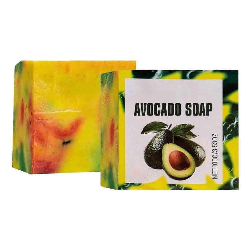 Yamusa Avocado Soap Avocado Nourishing Bath Bar Skin Brightening Soap 100G