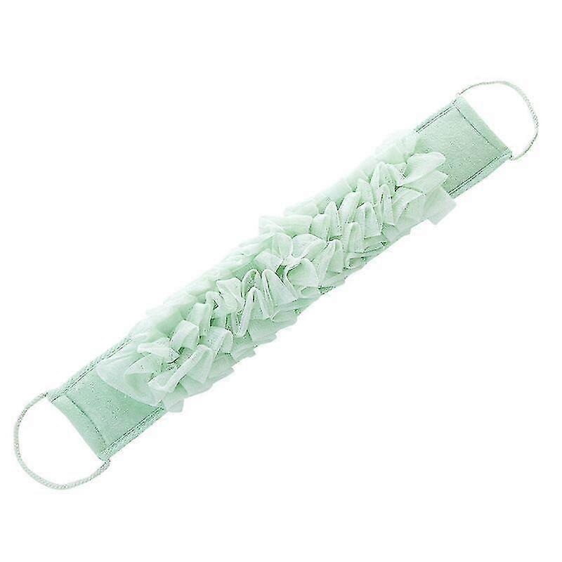 1PC Nylon Shower Cleaning Sponges Bath Flowers Exfoliating Loofah Strip Sponge Exfoliating Shower Br