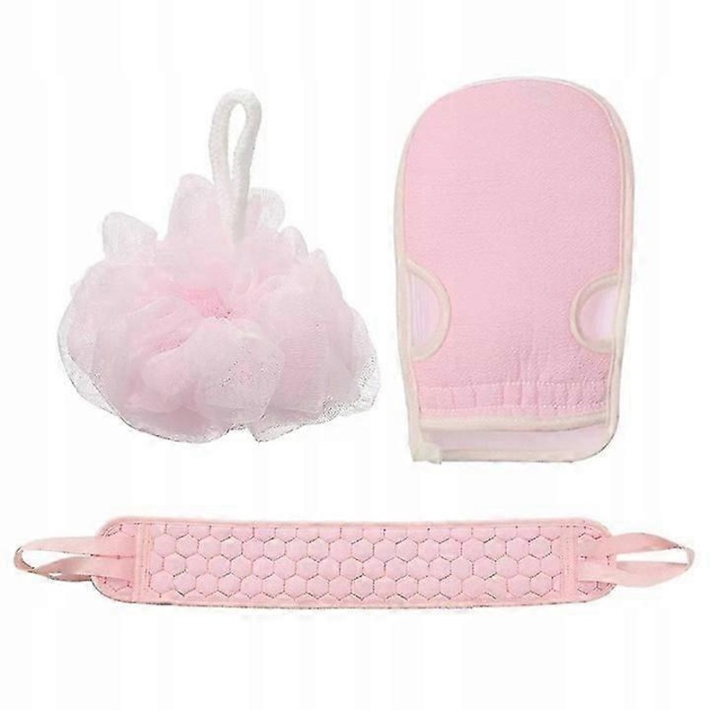 Sponge Body Washer Glove Back Belt Cs fast