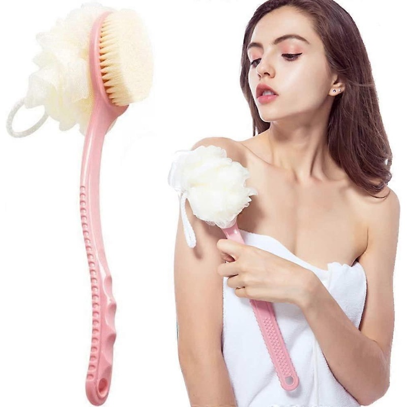 1 Pack Iave Back Scrubber Body Brush Loofah Dry Brushing Body Brush