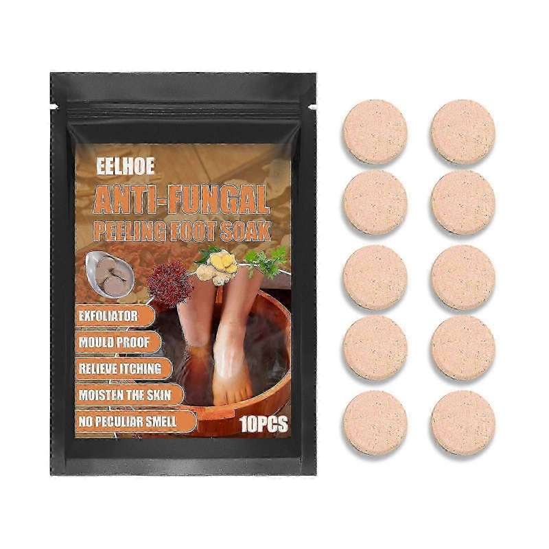 2025 Foot Soak Peeling Ginger Foot Soak Foot Care To Dispel Cold And Moisture Gray Nail Repair Foot Soak Tablet