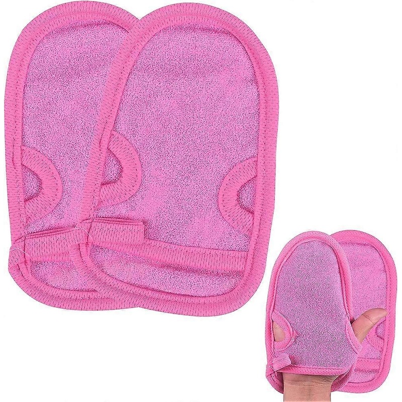 Peeling Glove. Exfoliating Gloves 2 Pieces. Shower Sponge For Peeling & Body