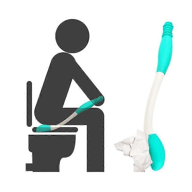 Toilet Aids Tools,Long Reach Comfort Wipe,Extends Your Reach Over  Grips Toilet Paper or Pre-Moistened Wipes