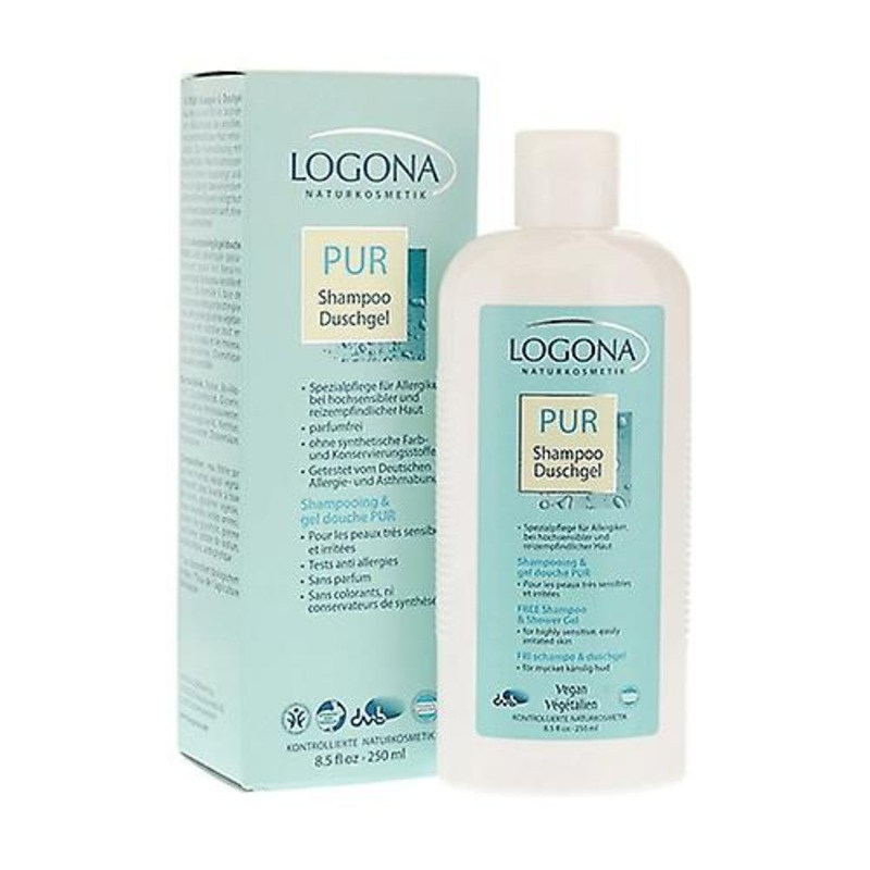 Unscented Shower Gel and Shampoo 250 ml