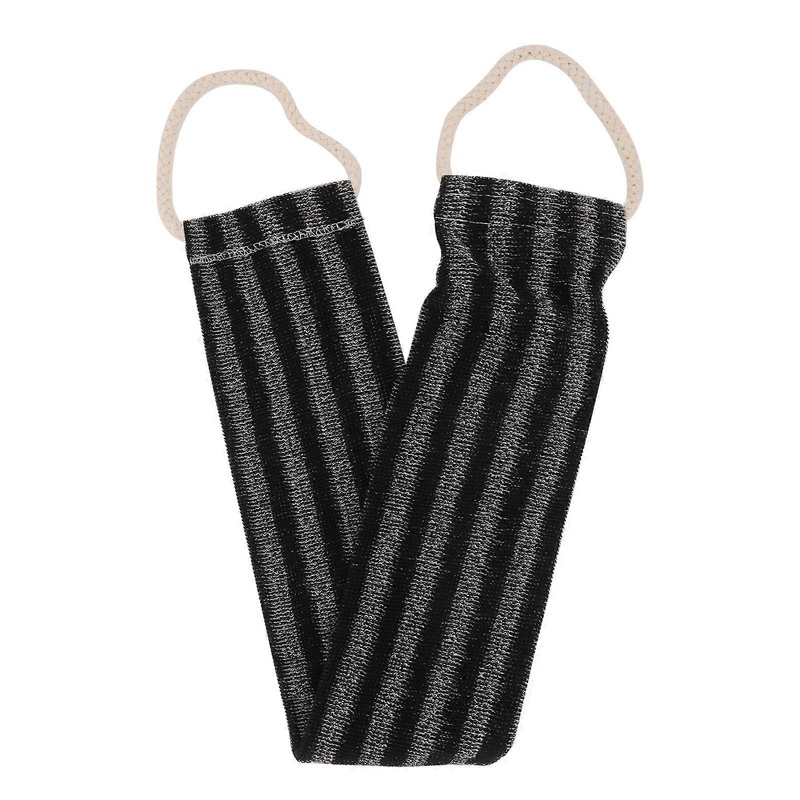 1pc Adult Bath Towel Bath Body Cleaning Scrubbers Stripe Bath Scrubber Towel
