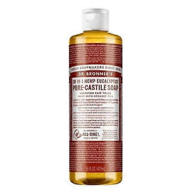 Pure Castile Liquid Soap Eucalyptus, 473 Ml by Dr.Bronner’s