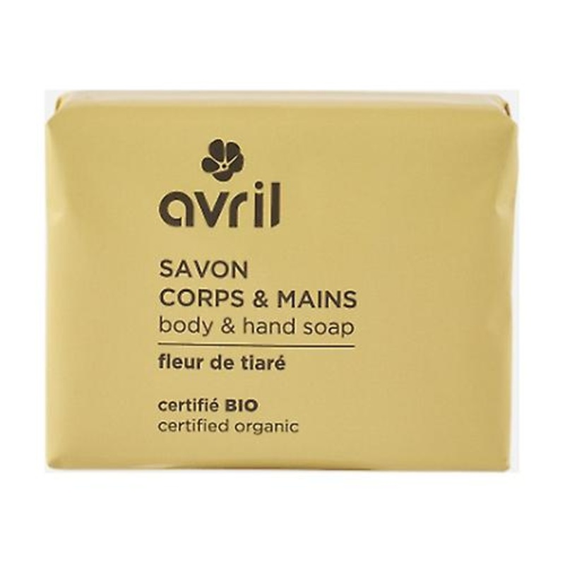 Tiare flower body & hand soap – Certified organic 100 g