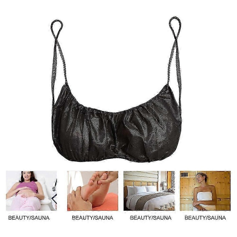 Women’s Disposable Spa Top Underwear for Spray Tanning, 50pcs Individually Packed