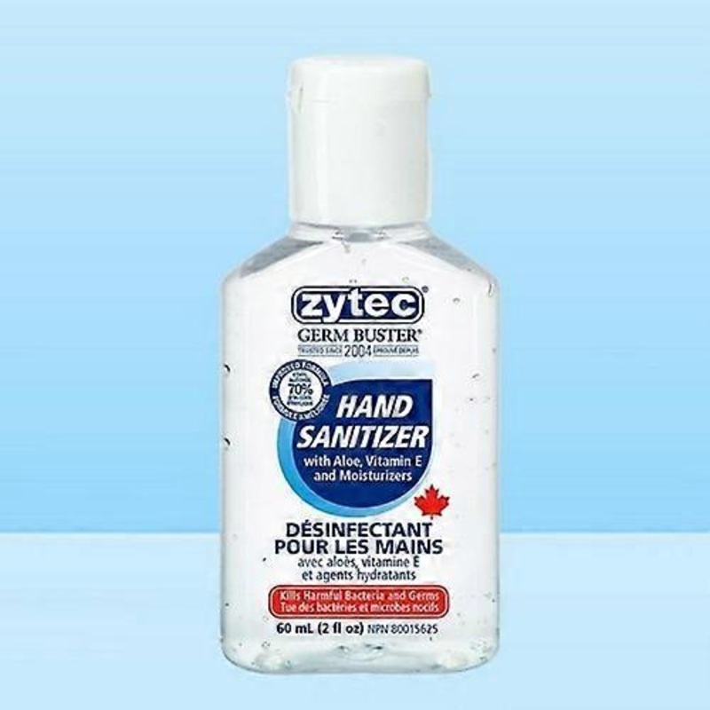 Zytec Germ Buster Hand Sanitizing Gel Clear, 60 Ml