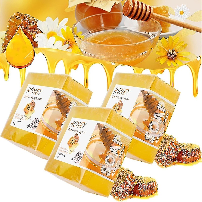 1-3x Turmeric Honey Soap Bar Lavado Essentials, Turmeric Soap Bar For Acne Dark Spots Hyperpigmentation Remover