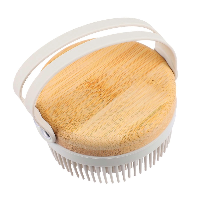 1pc Baby Silicone Shower Brush Shampoo Brush for Bathing