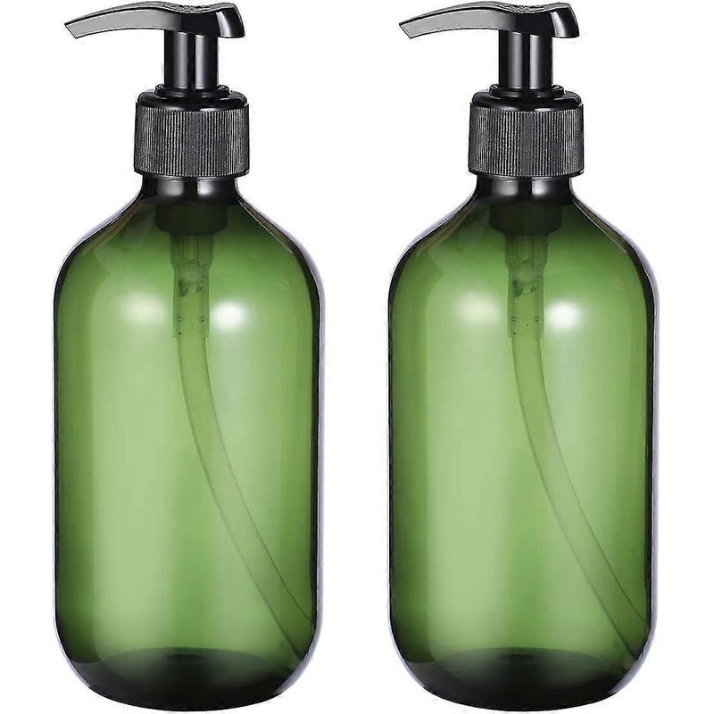 2 Pcs Vacuum Shampoo Bottle Distributor Of Soap Lotion Bottle Pump Container 500ml