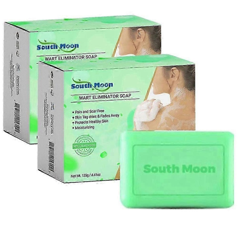 2pcs SmoothSkin Wart Eliminator Soap with Aloe Vera, Instant Blemish Removal