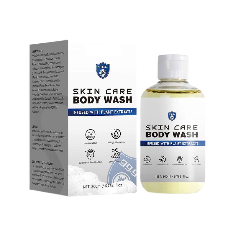 Skin Shower Gel Gently Cleans The Skin The Back Of The Body Moisturizing And Moisturizing It 200ml