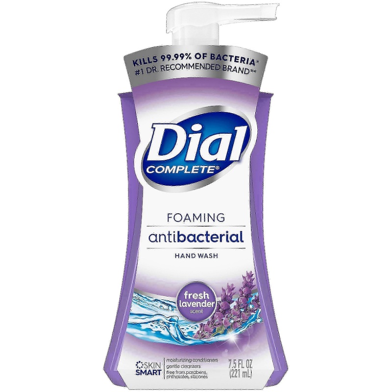Dial Complete Antibacterial Foaming Hand Wash, Fresh Lavender, 7.5 Oz